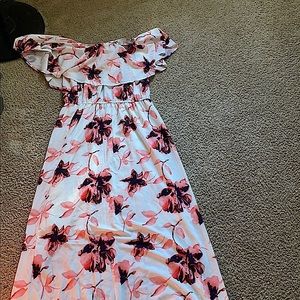 EXTREMELY BRIGHT GORGEOUS STRAPLESS DRESS!!